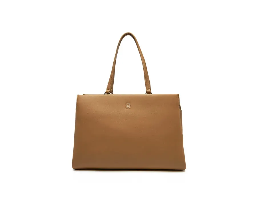 obrazek 1 Tommy Hilfiger Torebka Th Legacy Tote AW0AW17197 Brązowy