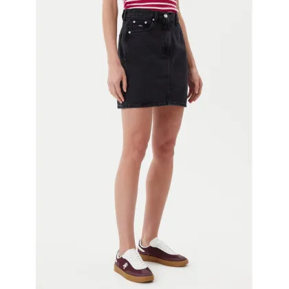 Zdjęcie Tommy Jeans Spódnica jeansowa DW0DW21275 Czarny Mom Fit
