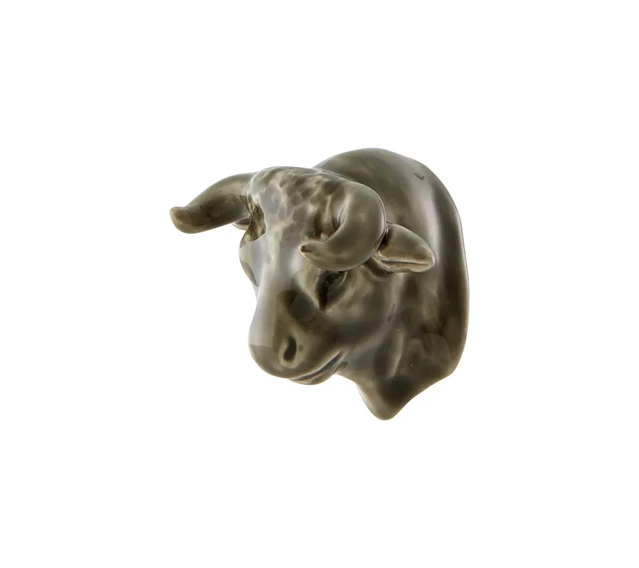 obrazek 1 Oryginalna figura z ceramiki - magnetyczna głowa byka - Bordallo Pinheiro