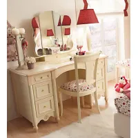 Zdjęcie Romantyczny styl - biurko do dziewczęcego pokoju - Ferretti e Ferretti