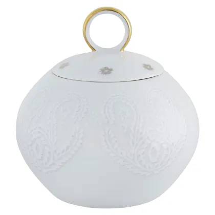 Zdjęcie Cukiernica z porcelany Paseo z bogatym reliefowym zdobieniem - Vista Alegre