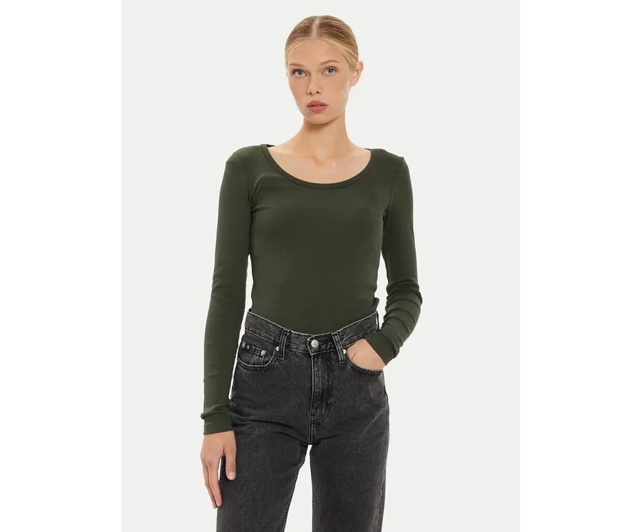 obrazek 1 Pepe Jeans Bluzka Finny PL505955 Zielony Regular Fit