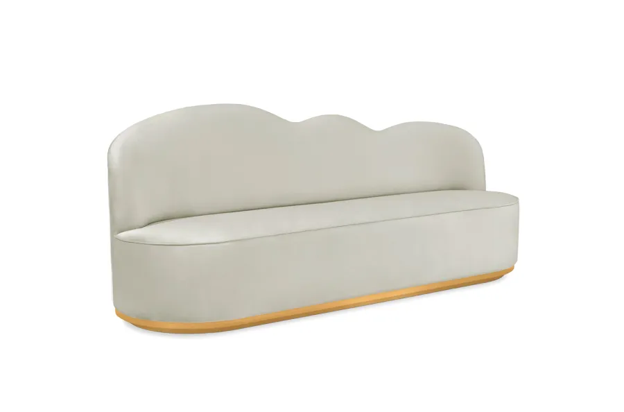obrazek 2 Ekskluzywna beżowa sofa chmurka dla dzieci