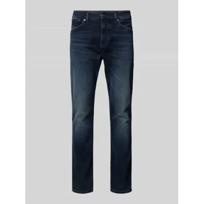 Zdjęcie Jeansy o kroju slim tapered fit z 5 kieszeniami model ‘ONYX’