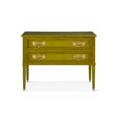 Zdjęcie Limonkowa komoda w stylu antycznym