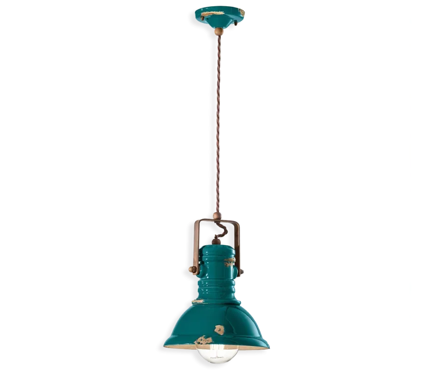 obrazek 7 Piękna stylowa włoska lampa wisząca Industrial