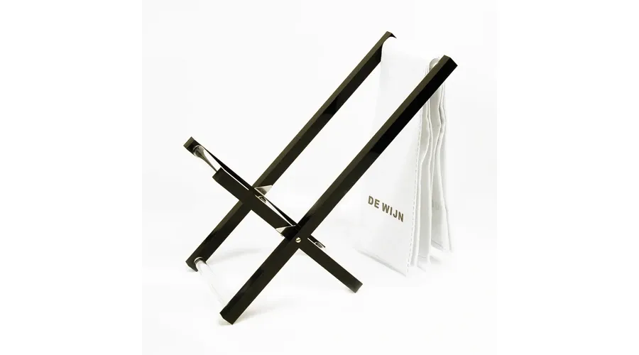 obrazek 1 Luksusowy zestaw na prezent : stojak na wino + ściereczka kuchenna