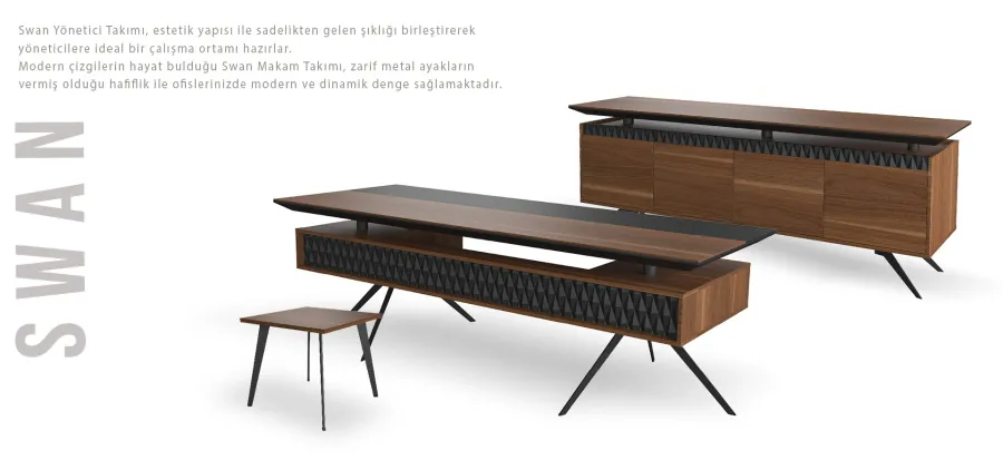 obrazek 6 Zestaw mebli do biura Swan