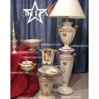 Zdjęcie Designerska ceramiczna lampa do salonu
