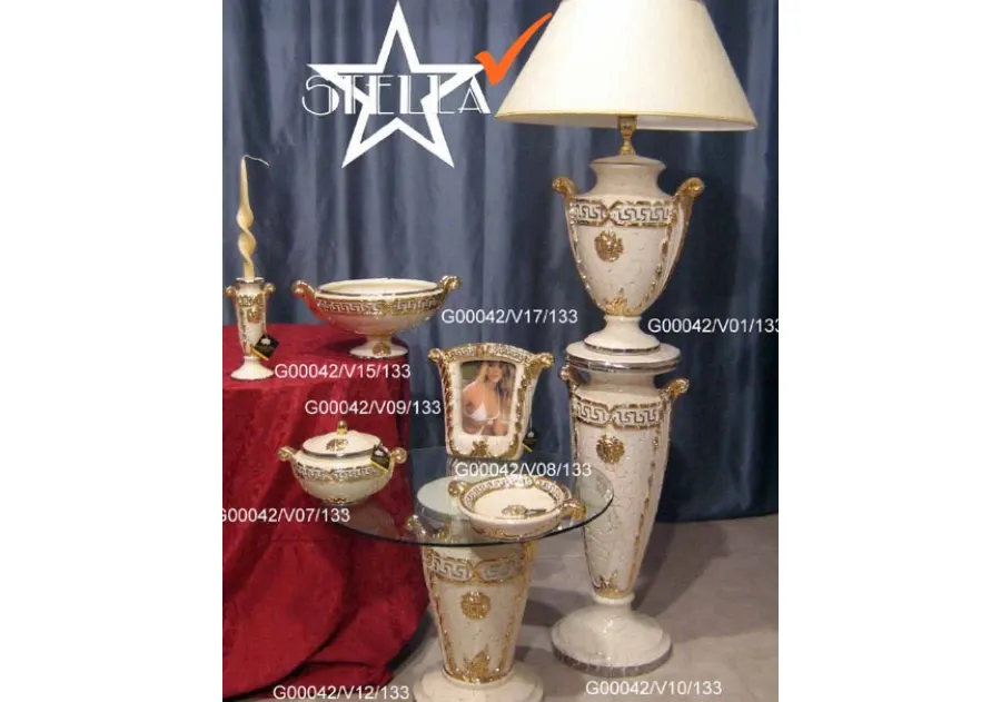 obrazek 1 Designerska ceramiczna lampa do salonu