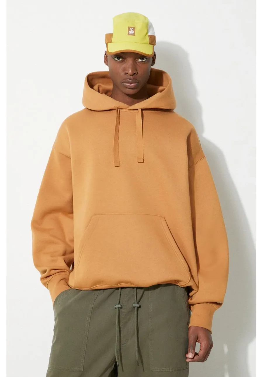 obrazek 1 Vans bluza Premium Standards Surplus Po Hoodie LX męska kolor brązowy z kapturem gładka VN000GVQ1OU1