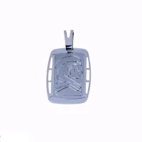 Zdjęcie Prostokątny medalik z Matką Bożą 25x20mm