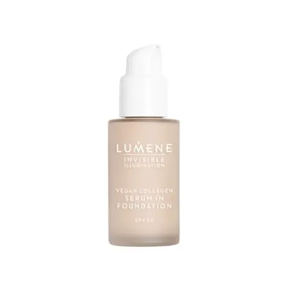 Zdjęcie Lumene Invisible Illumination Vegan Collagen Serum in Foundation SPF30 Podkład w płynie 30 ml 0.5