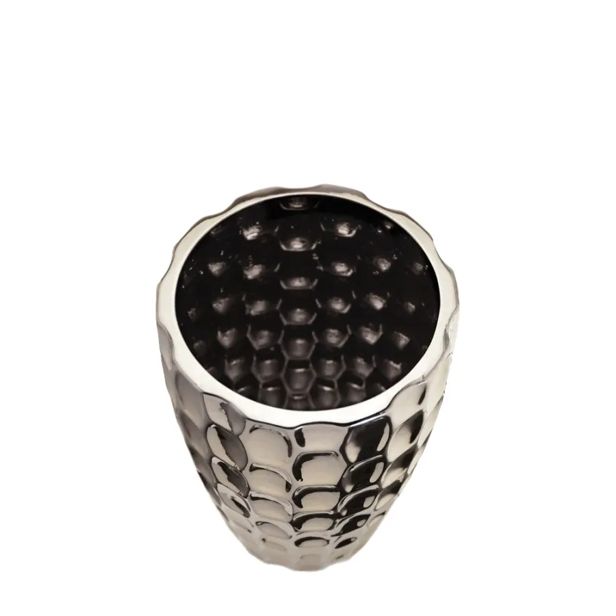 obrazek 2 Luksusowy Wazon z glazurowanej ceramiki H.40xL.24xD.Int.22 cm