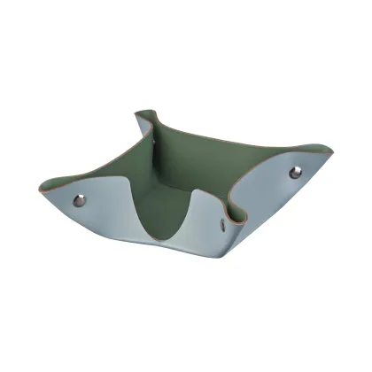 Zdjęcie Stylowy pojemnik na karteczki 10х10хH4 cm w kolorze jasnego błękitu