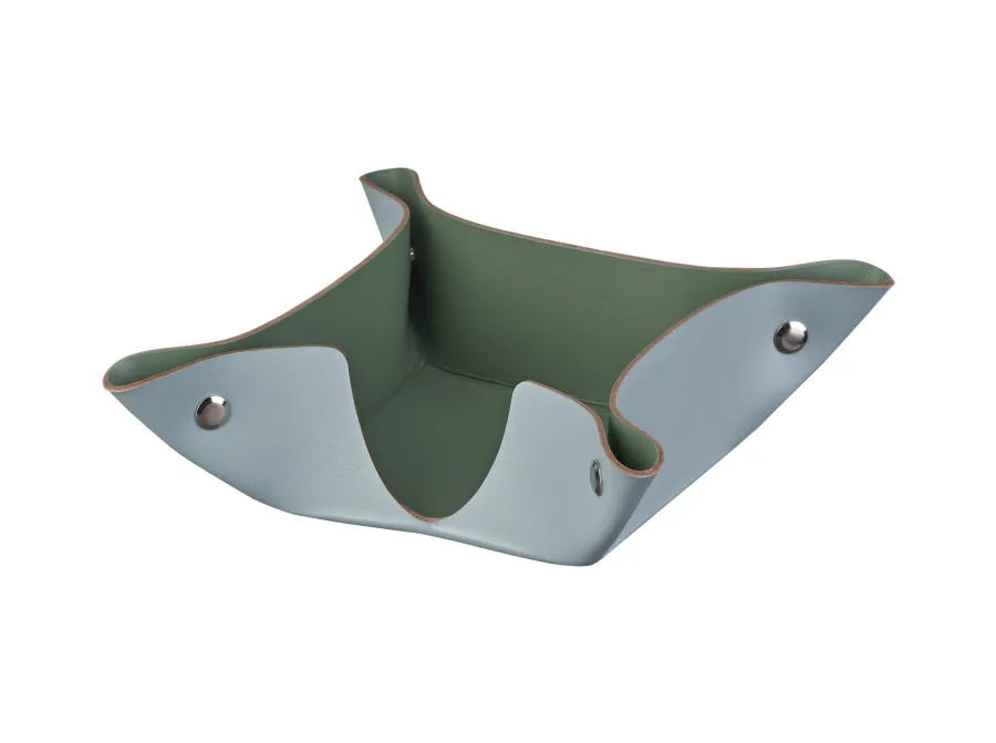 obrazek 1 Stylowy pojemnik na karteczki 10х10хH4 cm w kolorze jasnego błękitu