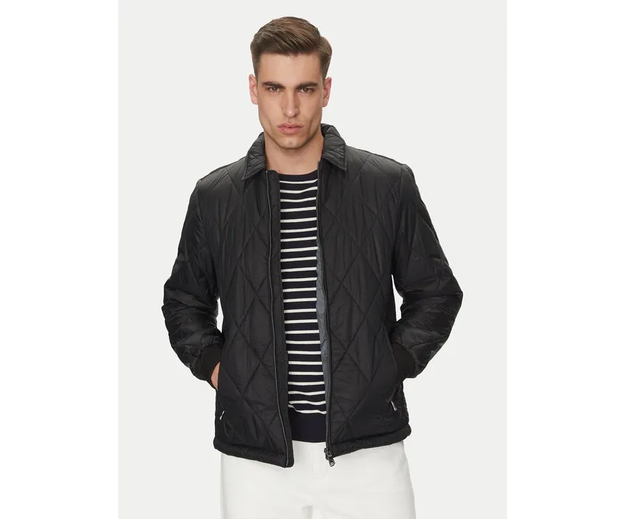 obrazek 1 Geox Kurtka przejściowa Decio M5522S T3132 F9000 Czarny Regular Fit