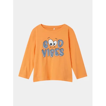 Zdjęcie NAME IT Bluzka Vagno 13224977 Pomarańczowy Regular Fit