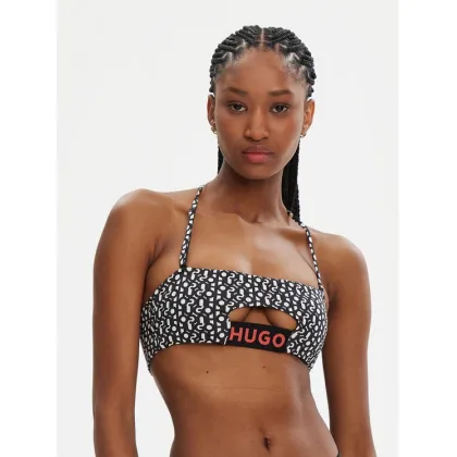 Zdjęcie HUGO Góra od bikini Monogram 50534927 Czarny