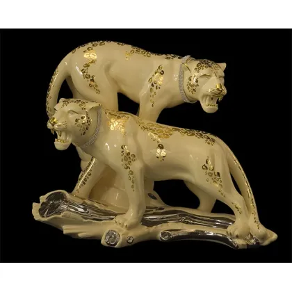 Picture Classic leopard figurine