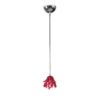 Picture Coral lamp holder for one ceramic bulb