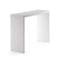 Zdjęcie Niecodzienny stół barowy na taras z aluminium i szkła - Kenneth Cobonpue