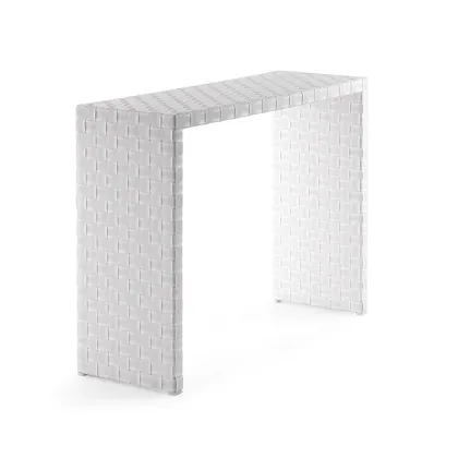 Zdjęcie Niecodzienny stół barowy na taras z aluminium i szkła - Kenneth Cobonpue
