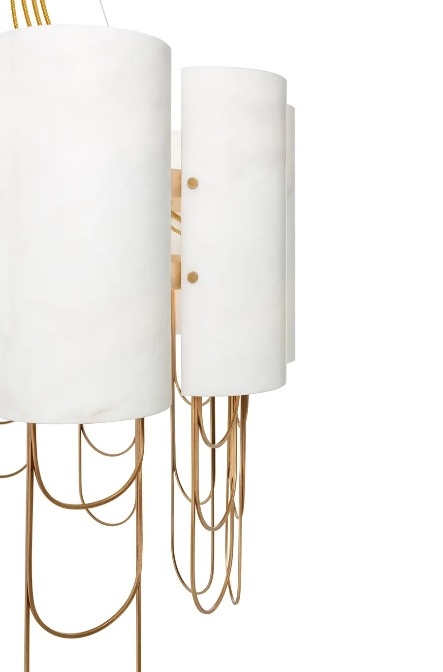 obrazek 4 Lampa wisząca wykonana z marmuru i szczotkowanego mosiądzu - Ginger & Jagger