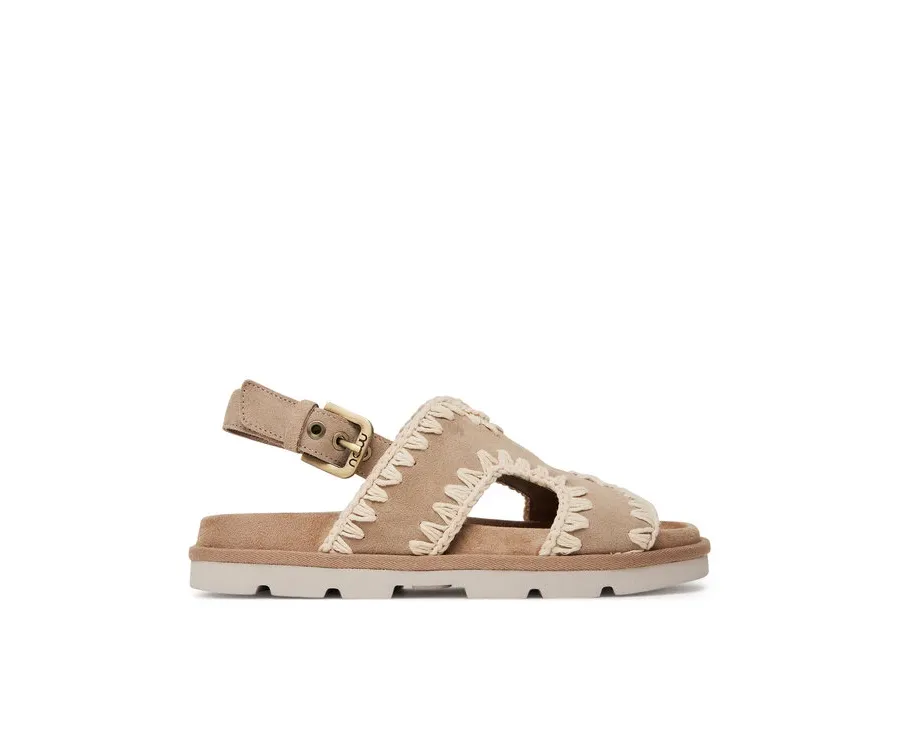 obrazek 1 Mou Sandały Low bio sandal MU.SW631006A Różowy
