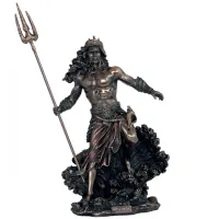 Zdjęcie Duża figurka dekoracyjna Posejdona - h. 53 cm
