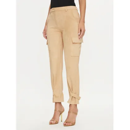 Zdjęcie Guess Spodnie materiałowe New Marzia W4YB08 WE0L0 Beżowy Relaxed Fit