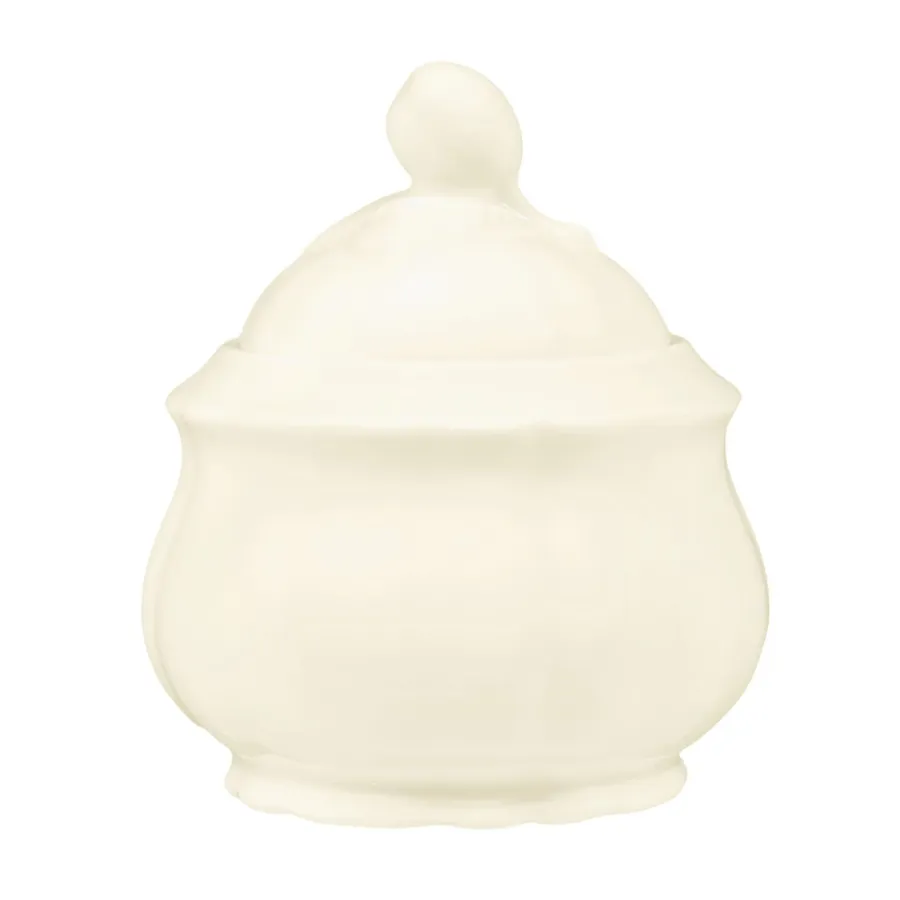 obrazek 1 Piękna porcelanowa cukiernica w kolorze kości słoniowej - Seltmann Weiden