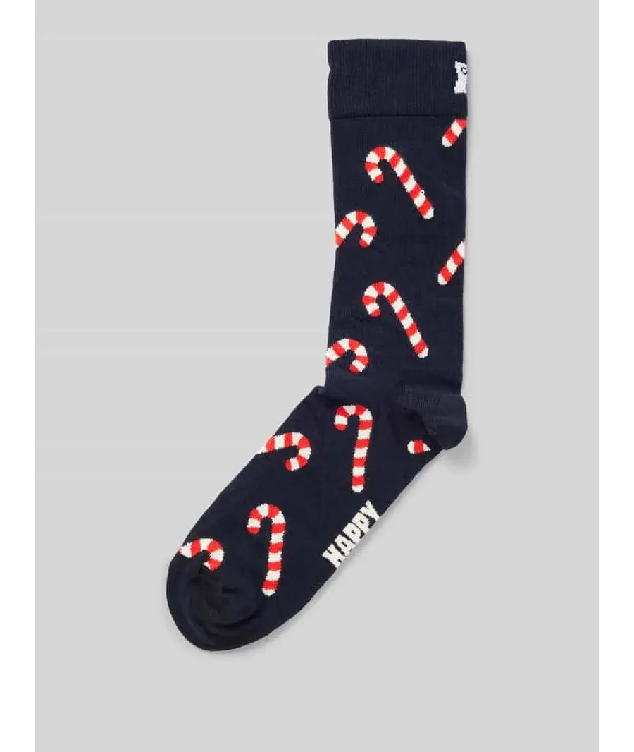 obrazek 1 Skarpety z wyhaftowanymi motywami model ‘SMU CANDY CANE’