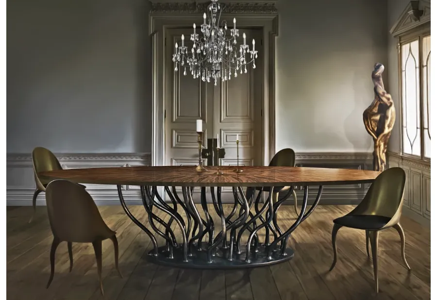 a peculiar table for loft interiors