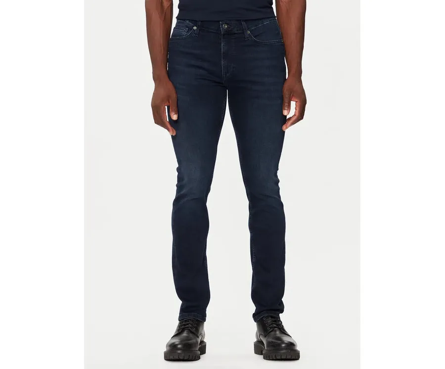 obrazek 1 Mustang Jeansy Frisco 1013613 Granatowy Skinny Fit