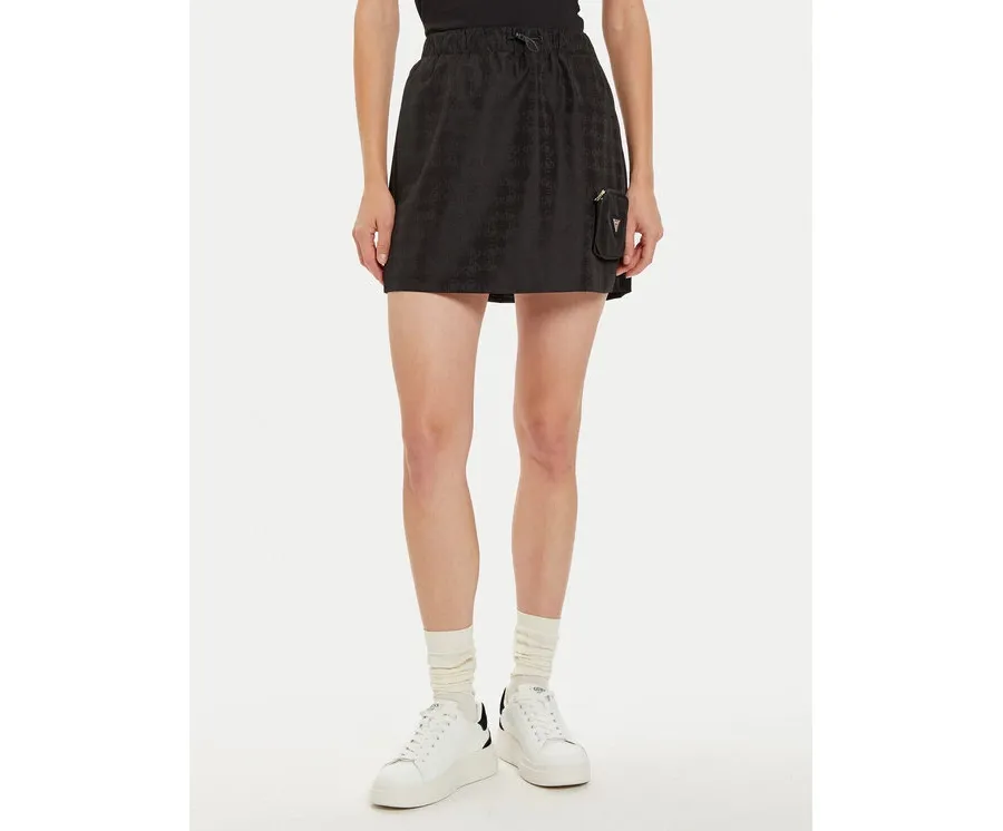 obrazek 1 Guess Spódnica mini V4BD00 WGLW2 Czarny Regular Fit