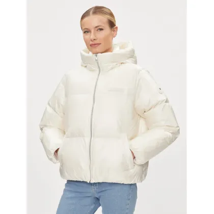 Zdjęcie Tommy Hilfiger Kurtka puchowa New York Gloss WW0WW40836 Écru Relaxed Fit