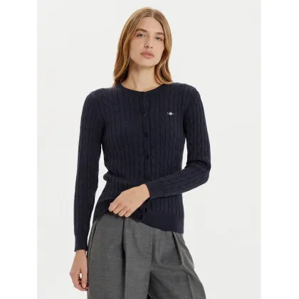 Zdjęcie Gant Kardigan 4800103 Granatowy Slim Fit