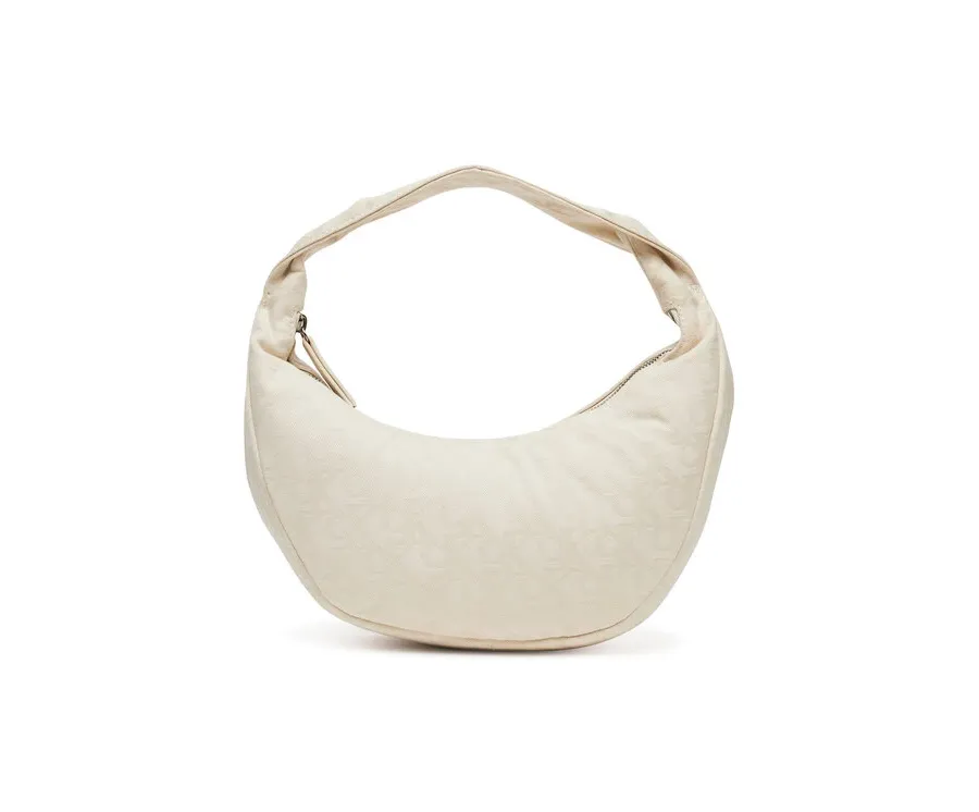 obrazek 1 Calvin Klein Torebka Ckj Monogram Pinched Medium Shou LV04F3206G Écru