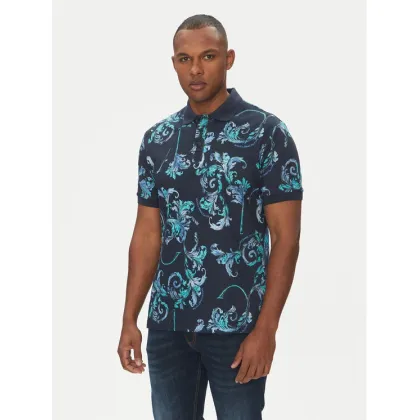 Zdjęcie Versace Jeans Couture Polo 78GAG6S0 Granatowy Regular Fit