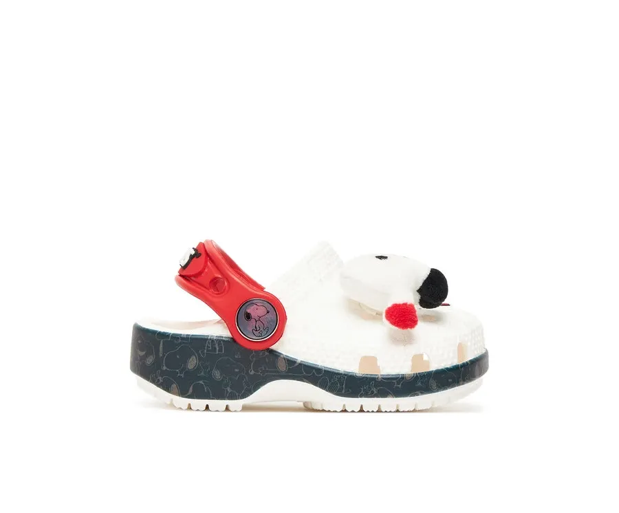 obrazek 1 Crocs Klapki Classic Peanuts 211126 Biały