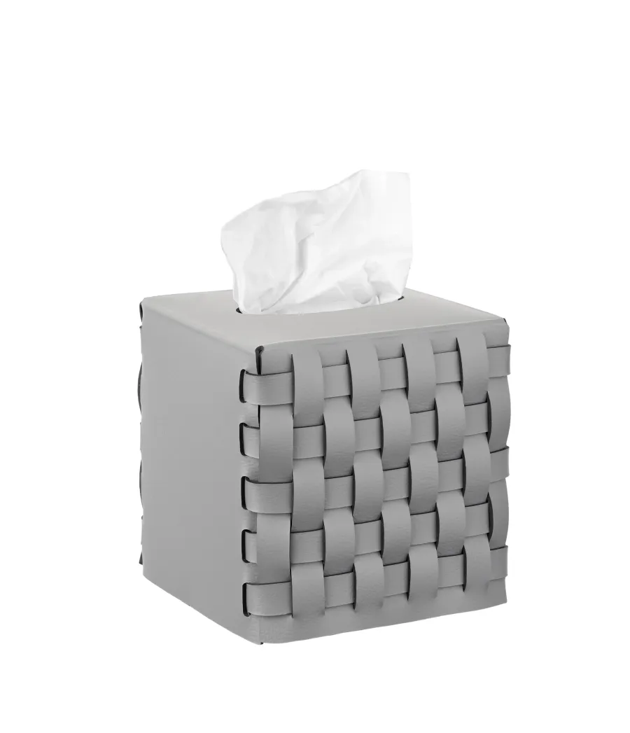 picture 1 Original gray woven tissue box from Bottega