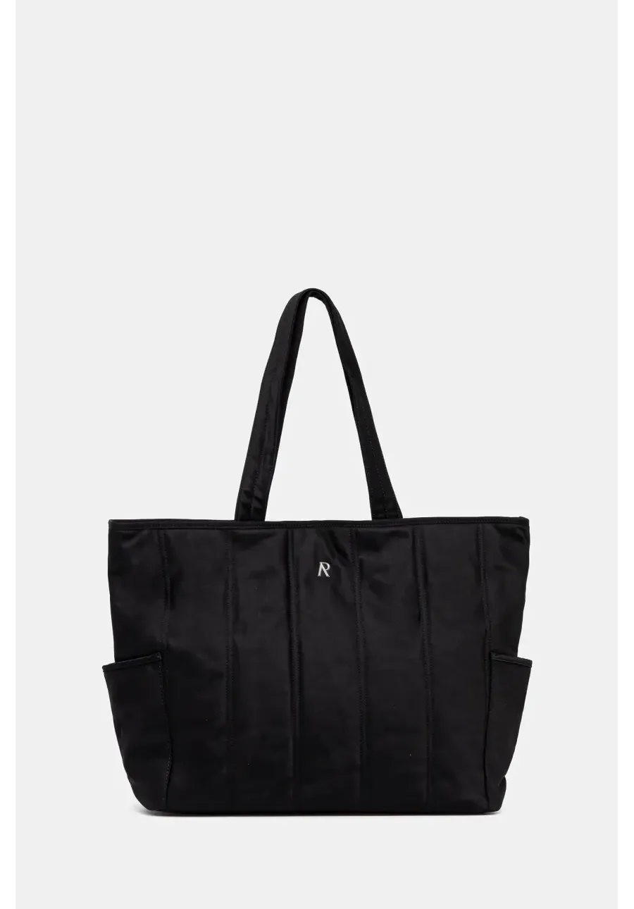 obrazek 1 Represent torebka Quilted Tote Bag kolor czarny MLM81140.01