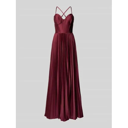 Zdjęcie Sukienka wieczorowa z cienkimi ramiączkami