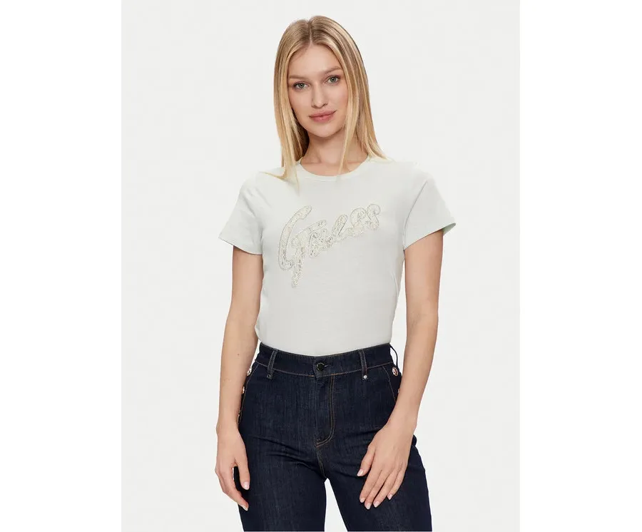 obrazek 1 Guess T-Shirt W4RI25 K9RM1 Szary Regular Fit