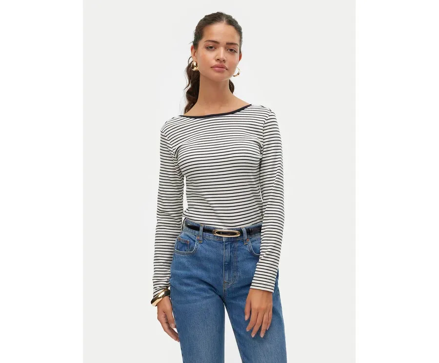 obrazek 1 Vero Moda Bluzka Chloe 10314406 Biały Slim Fit