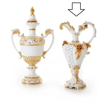 Picture Baroque beautiful amphora made of ceramics - Ceramiche ML