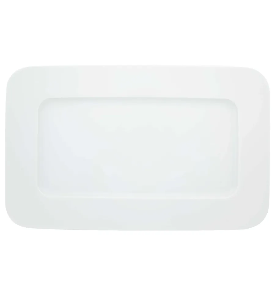 obrazek 1 Mały prostokątny talerz z porcelany z klasycznej kolekcji Silkroad White - Vista Alegre