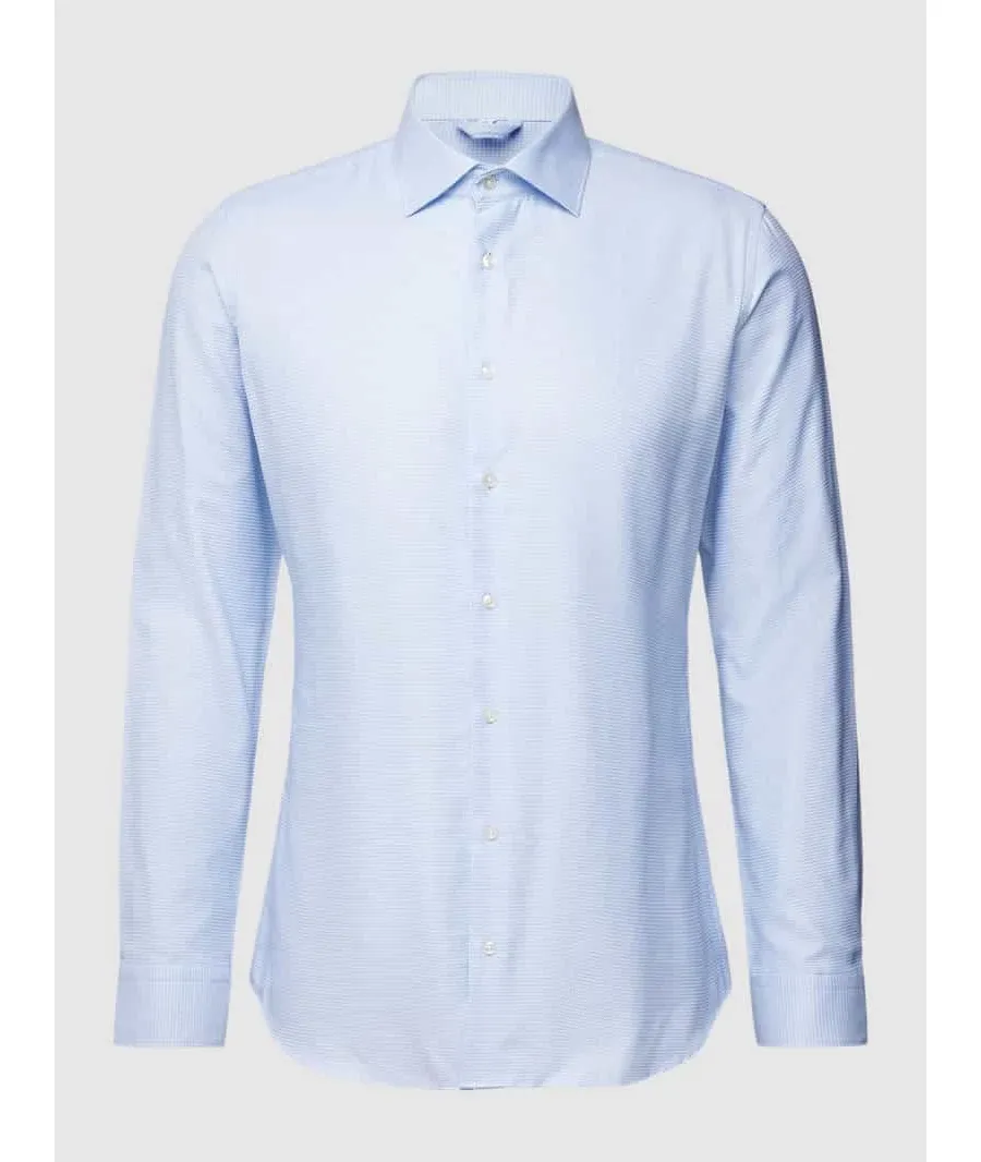 obrazek 1 Koszula biznesowa o kroju Super Slim Fit z kołnierzykiem typu kent