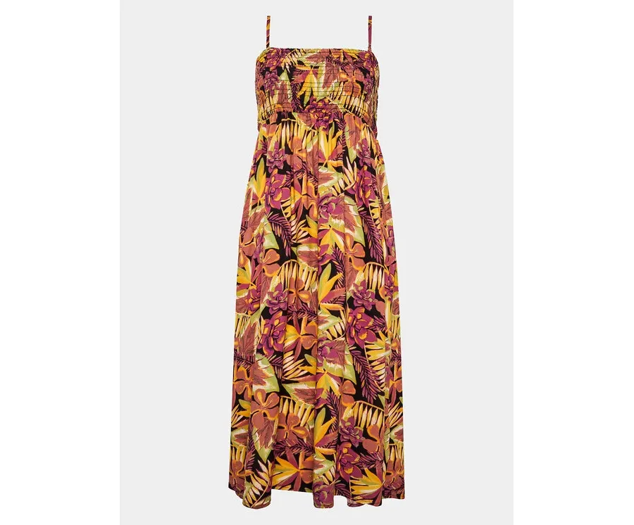 obrazek 1 Roxy Sukienka letnia Remember Sun Wvsk ERJWK03146 Szary Slim Fit